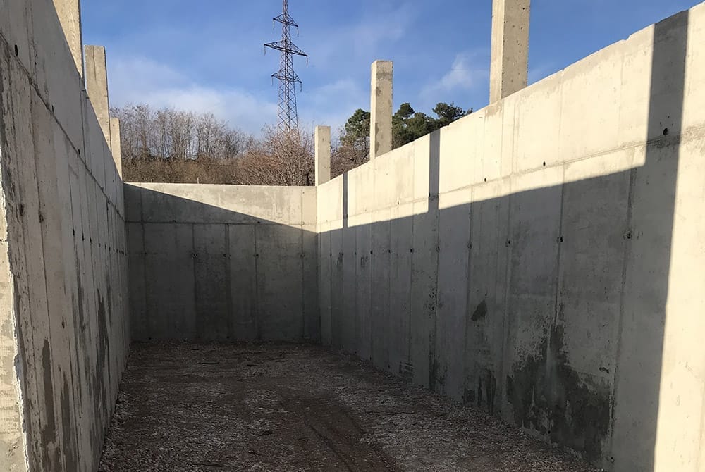 Izgradnja nadstrešnica za skladištenje drvenog otpada - Reciklarno dvorište Pehlin.jpg
